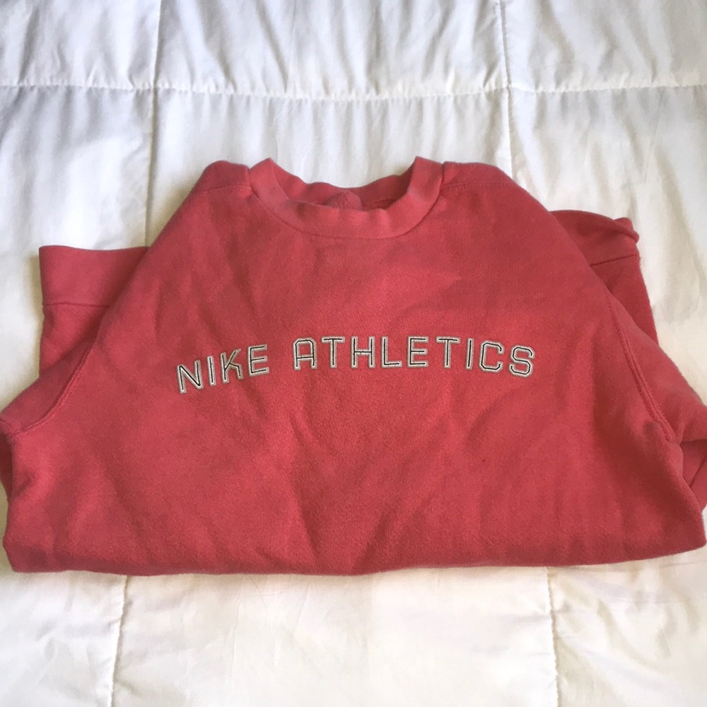 RARE nike athletics coral sweater❤️